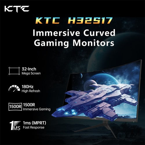 KTC H32S17 32 Zoll 1500R Curved Gaming Monitor KTC H32S17 32 Zoll 1500R Curved Gaming Monitor